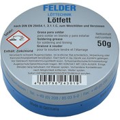 تصویر روغن لحیم کاسه ای آلمانی Lotfett وزن 50 گرم 