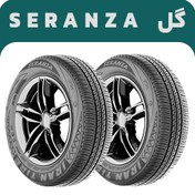 تصویر لاستیک ایران تایر سایز 1۷5/7۰R1۳ گل SERANZA | دو حلقه 