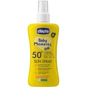 تصویر اسپری ضد آفتاب کودک چیکو +SPF 50 ا Chicco Baby Moments Sun Spray SPF 50+ 150ml Chicco Baby Moments Sun Spray SPF 50+ 150ml