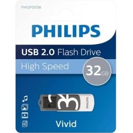 تصویر فلش مموری 32 گیگابایت USB 2.0 فیلیپس مدل Vivid Philips Vivid 32GB USB 2.0 Flash Memory