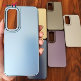 تصویر کاور دیاموند مات مناسب برای گوشی سامسونگ Galaxy A54 - نچرال (تیتانیوم) Diamond Matt Case For Samsung Galaxy A54