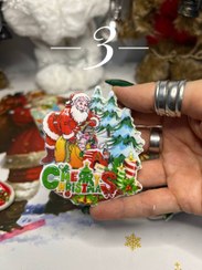 تصویر مگنت یخچال طرح کریسمس مناسب تزیین یخچال - 3 