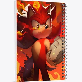 تصویر دفتر نت موسیقی 50 برگ خندالو طرح سونیک (Sonic) 