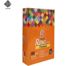 تصویر کاغذ A5 رز پرینت (پرمیوم) – Rose Print 