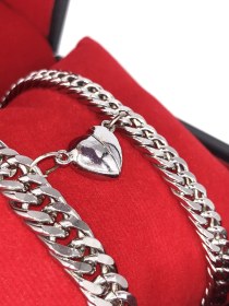 تصویر دستبند ست استیل 