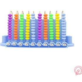 تصویر چرتکه 10 میل مهتاب رنگ ابی 