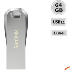 تصویر فلش مموری سن دیسک مدل Ultra Luxe ظرفیت 64 گیگابایت ا SANDISK Ultra Luxe 64GB Flash Memory SANDISK Ultra Luxe 64GB Flash Memory