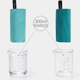 تصویر حوله فشرده سفری نیچرهایک مدل میکروفایبر بزرگ 