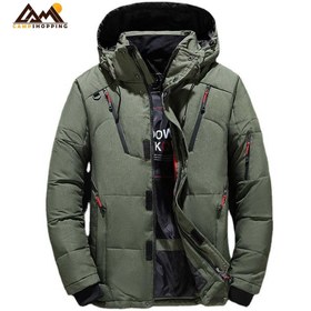 تصویر کاپشن پر نیمه سنگین North face مدل down fkow 