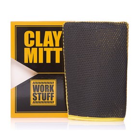 تصویر دستکش با روکش خمیر کلی ورک استاف پاک کننده مخصوص قبل از پولیش بدنه خودرو Work Stuff Clay Mitt 