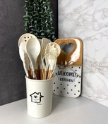 تصویر ست 12 پارچه کفگیر و ملاقه یونیک ۲۹۲ - وانیلی 