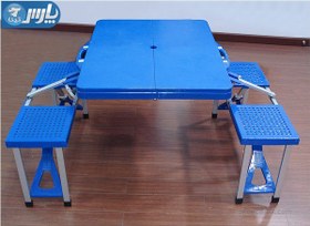 تصویر میز و صندلی 4 نفره تاشو مسافرتی ( Camping Folding table and chairs