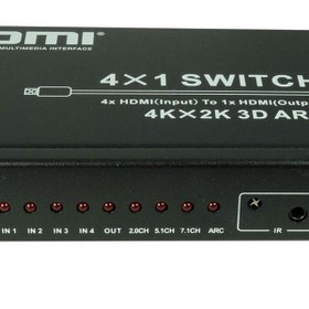 تصویر سوئیچ 4 به 1 HDMI مدل FARANET FN-S241A 