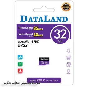 تصویر کارت حافظه 32 گیگابایت سازگار دوربین DataLand 