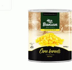 تصویر کنسرو ذرت شیرین بانیان - 3 کیلوگرم ا Canned sweet corn - 3 kg Canned sweet corn - 3 kg