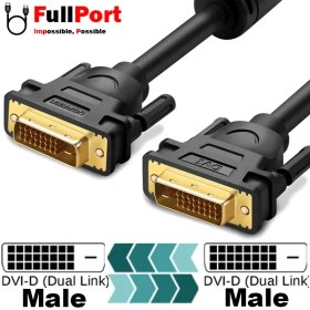 تصویر کابل 2 متری DVI-D یوگرین DV101 11604 UGREEN DV101 11604 2m DVI-D Cable