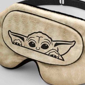 تصویر طرح بیبی یودا برای چشم بند خواب کورال Grogu Design for Coral671 Sleep Mask