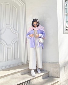 تصویر شومیز duchess بارنگ یاسی 