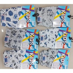 تصویر شورت باکسر طرح‌دار پسرانه 1554 - بسته 10 عددی برند berrak 1554 Boy Patterned Boxer Shorts 10 Pieces