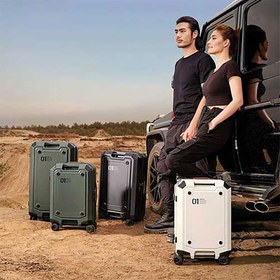 تصویر چمدان شیائومی سایز 20 اینچ xiaomi UREVO Travel Suitcase 