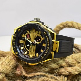 تصویر CASIO G- SHOCK HSD 013 کاسیو جی شاک جدید دوزمانه ،، آنتی مغناطیس ،، بند و صفحه رنگی بسیارخوش طرح 