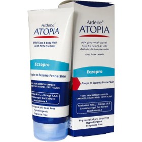 تصویر لوسیون شوینده و مرطوب کننده صورت آردن مدل atopia حجم 150 میلی لیتر Ardene cleansing and moisturizing lotion atopia 150ml