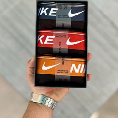 تصویر شورت مردانه باکسر نایک NIKE پک سه تایی اورجینال - 2XL NIKE Men’s Boxer Shorts, Pack of Three