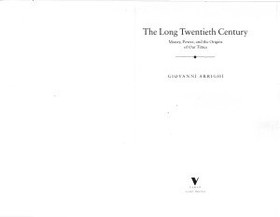 تصویر دانلود کتاب The Long Twentieth Century 1994 کتاب انگلیسی قرن بیستم طولانی 1994
