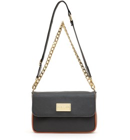 تصویر کیف دوشی زنانه خاکستری تیره پیرکاردین 