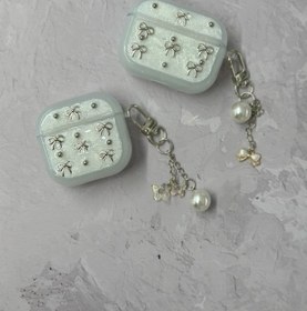 تصویر گارد ایرپاد نگین دار فانتزی مدل آلبالو و پاپیون 