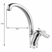 تصویر شیر ظرفشویی قهرمان مدل آیدا رنگ کروم 