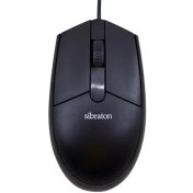 تصویر ماوس سیمی سیبراتون | Mouse SM1130 - مشکی / گارانتی ۱۲ ماهه داده پرداز رایانه متین 