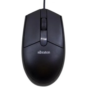 تصویر ماوس سیمی سیبراتون | Mouse SM1130 - مشکی / گارانتی ۱۲ ماهه داده پرداز رایانه متین 