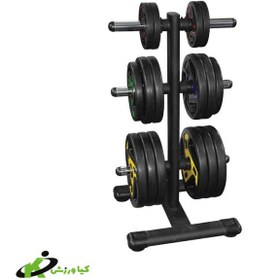 تصویر barbell plate rack 