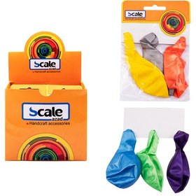 تصویر بادکنک 3 عددی اسکیل 