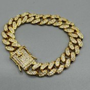 تصویر دست بند فول نگین 