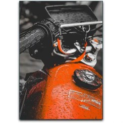 تصویر تابلو موتور هوندا ۱۲۵ باک قرمز 