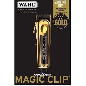 تصویر ماشین اصلاح وال مجیک کلیپ کردلس گلد سفارش امریکا - درجه Wahl Gold cordless magic clip hair clipper