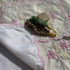 تصویر جانماز سه گل آستردار 40 * 40 