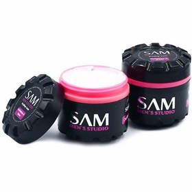 تصویر سام آدامس موی سرکاسه ای 140میل صورتی (2318) Sam Sarcasa hair gum 140 ml pink (2318)