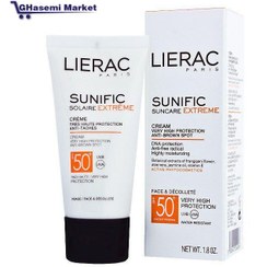 تصویر کرم ضد آفتاب رنگی لیراک SPF50 حجم ۵۰ میلی لیتر 