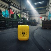 تصویر گالن20لیتری دکمه دار زرد (بسته۱۲عددی) 