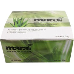 تصویر وکس مارال سکه ای جلبک بسته 20 عددی Algae coin maral wax