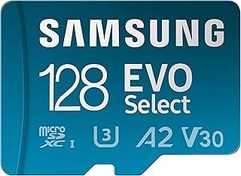 تصویر Samsung Evo Select Micro SD-Memory-Card + آداپتور ، 128 گیگابایتی MicroSDXC 130MB/S Full HD & 4K UHD ، UHS-I ، U3 ، A2 ، V30 ، انبارهای گسترده برای تلفن های هوشمند اندرویدی ، تبلت ها ، نینتندو-سوئیچ (MB-ME128KA/AM ) SAMSUNG EVO Select Micro SD-Memory-Card + Adapter, 128GB microSDXC 130MB/s Full HD &amp; 4K UHD, UHS-I, U3, A2, V30, Expanded Storage for Android Smartphones, Tablets, Nintendo-Switch (MB-ME128KA/AM)