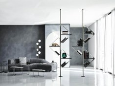 تصویر کتابخانه دکوری مدرن خانگی و اداری 