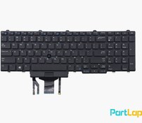 تصویر کیبورد لپ تاپ دل Latitude E5570 مشکی با پوینت 