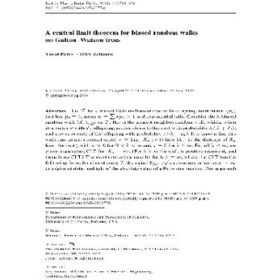 تصویر دانلود کتاب A Central Limit Theorem for Biased Random Walks on Galton-Watson Trees یک قضیه حد مرکزی برای پیاده روی تصادفی مغرضانه روی درختان گالتون-واتسون