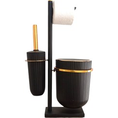 تصویر استند ایستاده سطل و جا دستمال کاغذی کد ۱۶۰۵ 