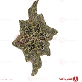 تصویر اپلیکه گل رومی 