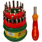 تصویر پیچ گوشتی همه کاره استوانه ای XR TOOLS XR Tools Screwdriver Set